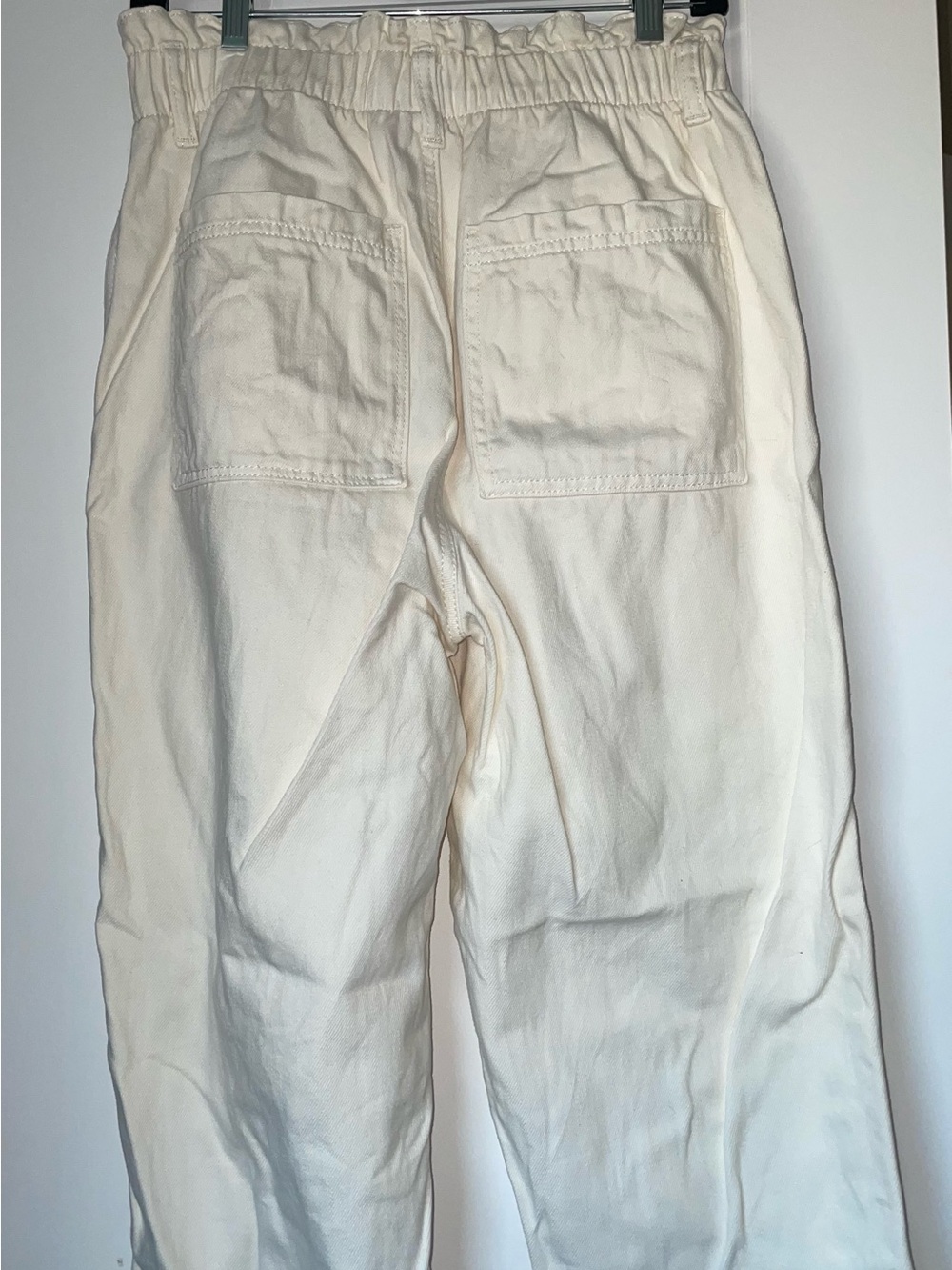 Universal Thread Cream Paperbag Waist Pants - Picture 2 of 8